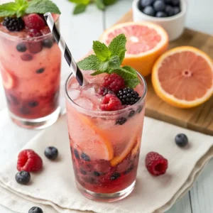 Blushing Berry Mocktail