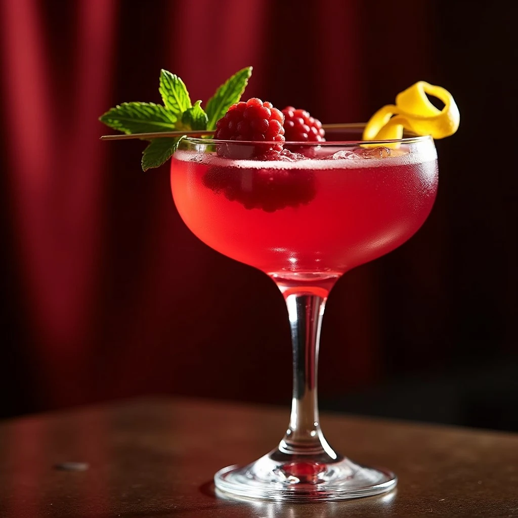 Berry Burlesque mocktail