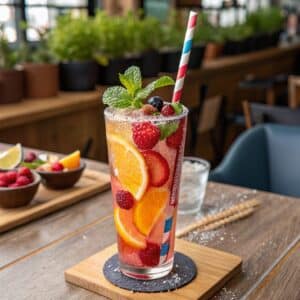 Citrus Berry Crush Mocktail