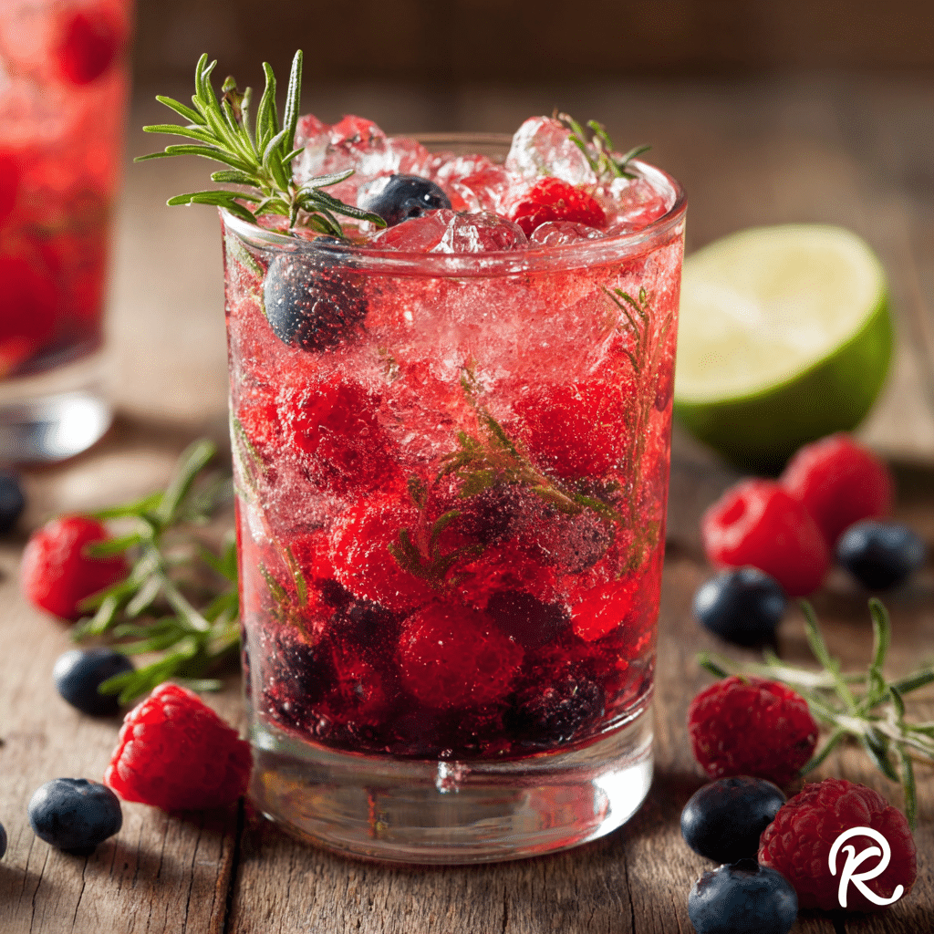 Very Berry Mocktail in summer