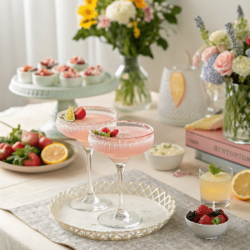baby shower mocktails