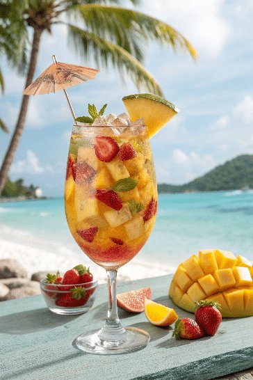 Tropical Punch Mocktail: A Refreshing Non-Alcoholic Paradise