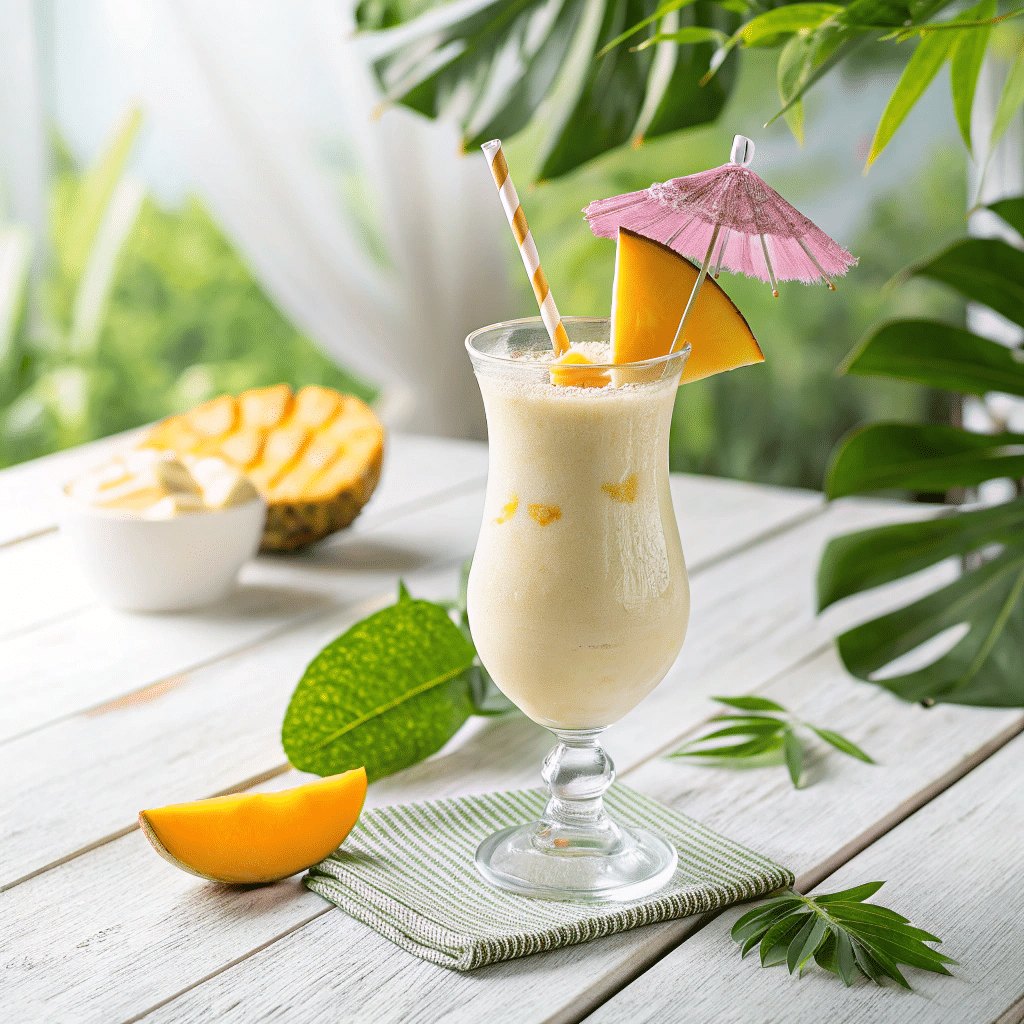 Mango Colada Mocktail