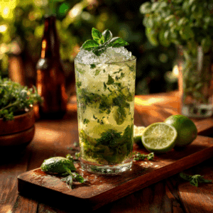 basil mojito mocktail