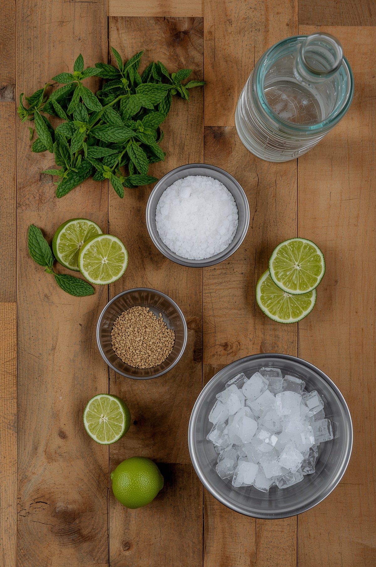  virgin mojito ingredients mint lime sugar sparkling water