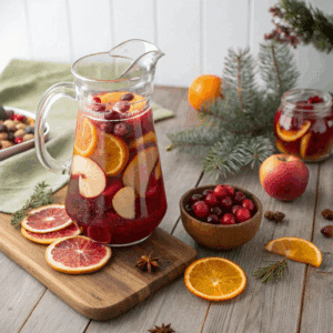 cranberry sangria mocktail recipe