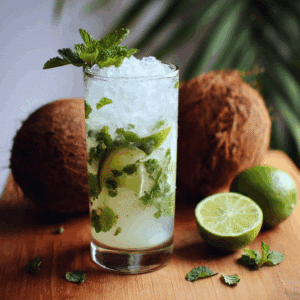 coconut mojito mocktail
