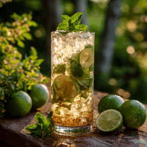 vegan mojito mocktail