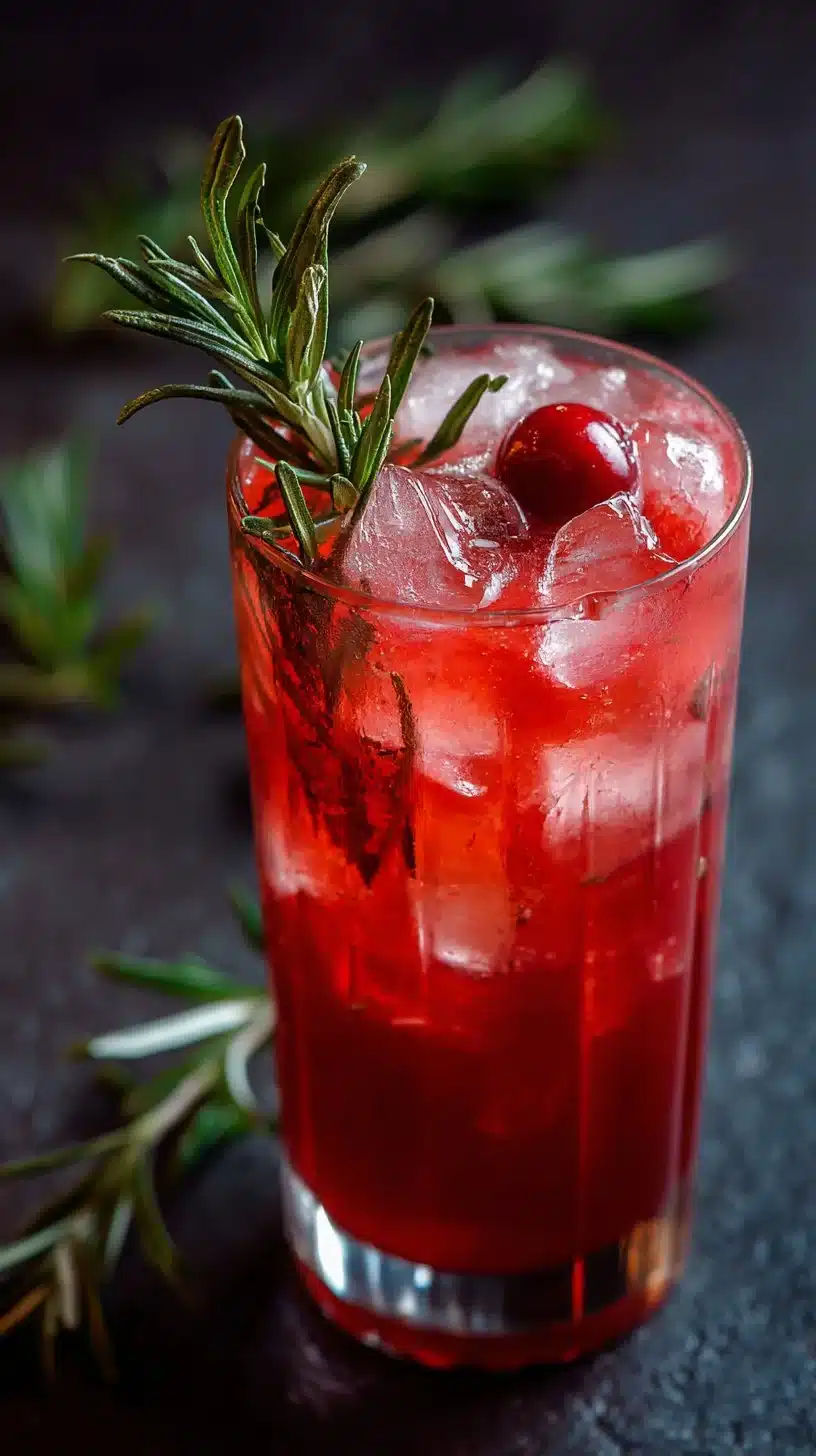 Chilled Apple Mocktail with fresh apple slices and mint garnish