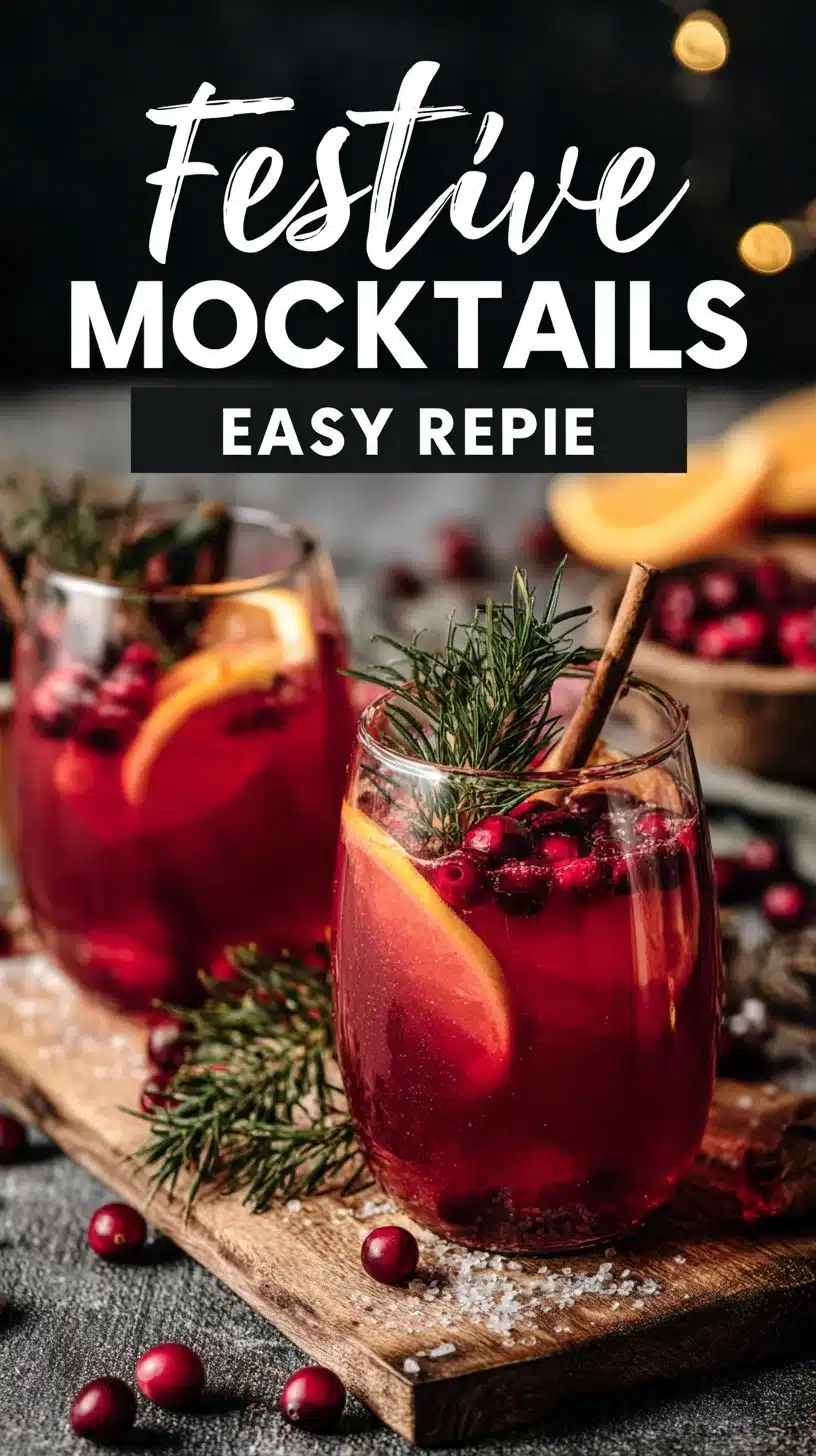 Colorful festive mocktails served in elegant glasses for a celebration.